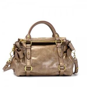 MIUMIU(ミュウミュウ) ナナメガケバッグ VITELLO LUX RT0438 F0770 CAMMEO