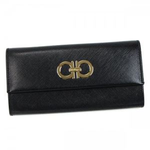 Ferragamo（フェラガモ） 長財布 227121 549474 NERO／ROSSO