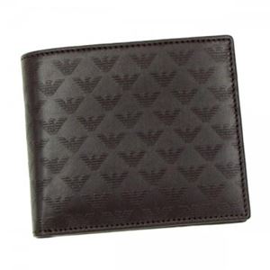EMPORIO ARMANI(エンポリオアルマーニ) 二つ折り財布(小銭入れ付) YEM122 80006 MARRONE
