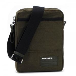 DIESEL（ディーゼル） ナナメガケバッグ X02581 H2906 OLIVE NIGHT／BLACK