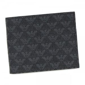 EMPORIO ARMANI(エンポリオアルマーニ) 三つ折り財布(小銭入れ付) YEM122 86526 LAVAGNA/NERO