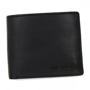 DIESEL（ディーゼル） 二つ折り財布（小銭入れ付） X01966 T8013 BLACK