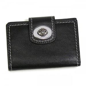 Coach Factory（コーチ F） 二つ折り財布（小銭入れ付） 43608 SV／BK