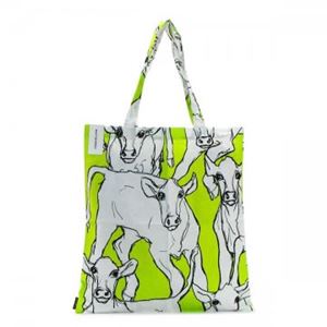 marimekko（マリメッコ） トートバッグ 63603 610 LIME／WHITE／BLACK