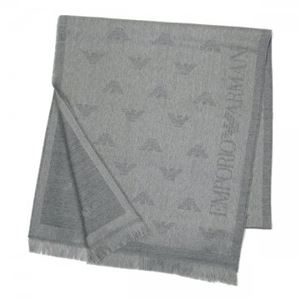 【10月31日まで期間限定販売】EMPORIO ARMANI(エンポリオアルマーニ) マフラー 625018 15440 MARMO DI CARRARA LIGHT GREY
