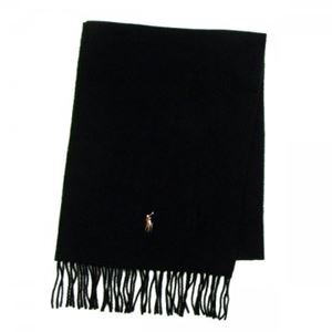 【10月31日まで期間限定販売】RalphLauren(ラルフローレン) マフラー 6F0200 1 BLACK