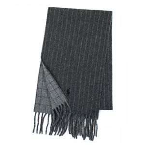 【10月31日まで期間限定販売】RalphLauren（ラルフローレン） マフラー 6F0206 15 CHARCOAL／FAWN GREY HTHR