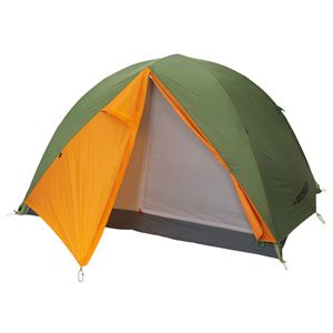 【アウトドア】DUNLOP（ダンロップテント） 2人用3シーズンツーリングテント R226 グリーン×オレンジ