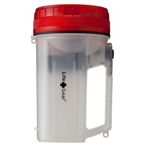 Life+Gear（ライフ+ギア） 【防災・アウトドア】LED Glow Spot Light（LEDグロウ スポットライト） レッド