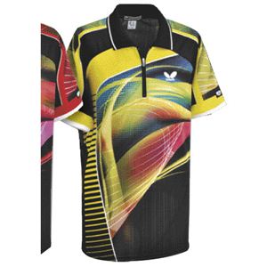 バタフライ（Butterfly） 43980 グランハイト・シャツ 【卓球ウエア／男女共通モデル】 イエロー M