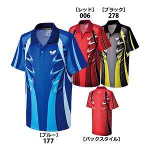 バタフライ(Butterfly) 44180 ファンドラグ・シャツ ブラック SS