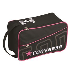 CONVERSE(コンバース) シューズケース ブラック×ピンク C1001097