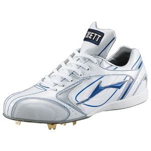 ZETT（ゼット） 金具取替式）スパイク／カラーセレクトSD ホワイト×マリンブルー 26.5 BSR2593C