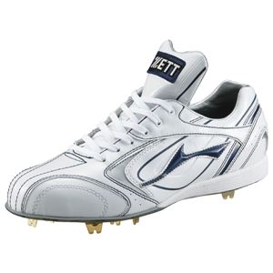 ZETT(ゼット) 金具取替式)スパイク/カラーセレクトSD ホワイト×ネイビー 27.5 BSR2593C