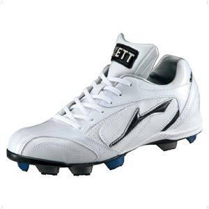 ZETT(ゼット) ポイントスパイク/スタートダッシュ ホワイト×ブラック 24.5 BSR41620