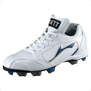 ZETT（ゼット） ポイントスパイク／スタートダッシュ ホワイト×ネイビー 23.0 BSR41620