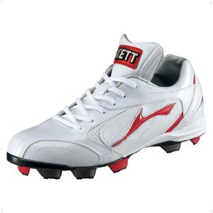 ZETT（ゼット） ポイントスパイク／スタートダッシュ ホワイト×レッド 23.0 BSR41620