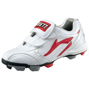 ZETT(ゼット) ラバーポイントシューズ/スタートダッシュJX ホワイト×レッド 20.0 BSR4462J