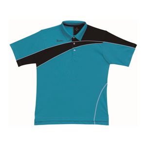 PARADISO（パラディーゾ） ゲームシャツ 52CM4A ターコイズ×ブラック M