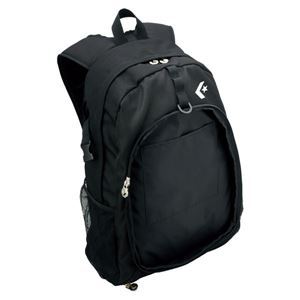 CONVERSE（コンバース） Dバック（LL）本体部分（ブラック C1327010）+前ポケット（マロン C1327P）