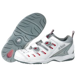 グローブライド Prince（プリンス） テニスシューズ DPS154 ホワイト×レッド 18.5cm