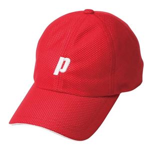 グローブライド Prince(プリンス) 吸汗速乾メッシュキャップ PH520 レッド フリー