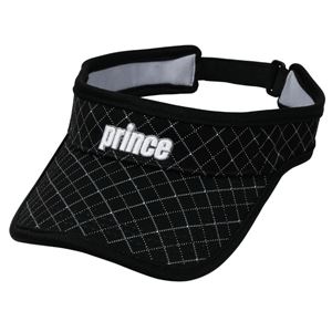 グローブライド Prince（プリンス） UVラウンディッシュ レディースバイザー PH561 ブラックチェック フリー