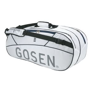 GOSEN（ゴーセン） ラケットバッグBasic6 ホワイト BA13BR630