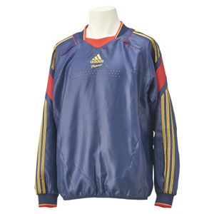 アディダスジャパン adidas（アディダス） adidas Professional Vネック ウィンドジャケット 長袖 AH461 カレッジネイビー×ハイレスレッド S