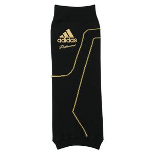 アディダスジャパン adidas(アディダス) adidas Professional レッグウォーマー AK319 ブラック×メタリックゴールド L(Men'sFREE)