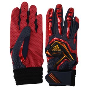 アディダスジャパン adidas（アディダス） adidas Professional バッティンググローブJr（両手用） DO245 カレッジネイビー×ユニバーシティレッド XL（22cm）