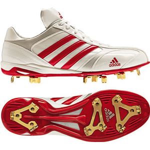 アディダスジャパン adidas（アディダス） アディピュア メタル LOW G59344 ランニングホワイト×ユニバーシティレッド×メタリックシルバー 260