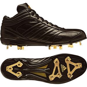 アディダスジャパン adidas(アディダス) アディピュア メタル MID G59346 ブラック×ブラック×メタリックゴールド 270