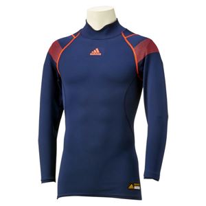 アディダスジャパン adidas（アディダス） TECHFIT 長袖 WD736 カレッジネイビー×インフラレッド S