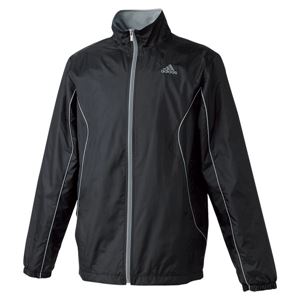 adidas（アディダス） ESS BC ウィンドブレーカージャケット WD048 ブラック×テックグレー L