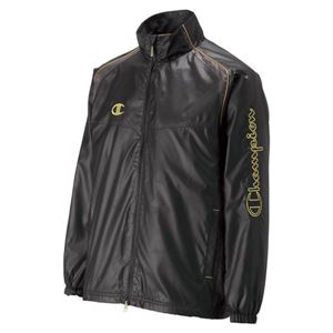 Champion（チャンピオン） ウィンドブレーカーシャツ CJ1540 ブラック×ゴールド O