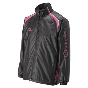Champion（チャンピオン） ウィンドブレーカーシャツ CJ1540 ブラック×ピンク S