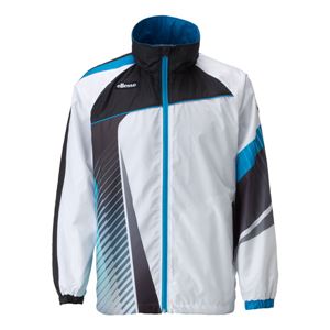 Ellesse（エレッセ） ウィンドアップジャケット ETS53305 ホワイト×メチルブルー L