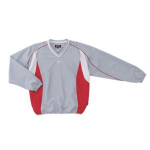 ZETT（ゼット） 長袖Vネックジャンパー BO411 シルバー XXO