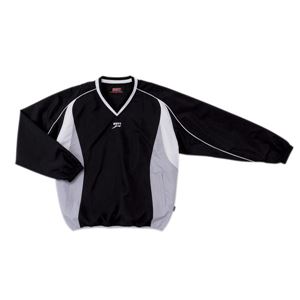 ZETT（ゼット） 長袖Vネックジャンパー BO411 ブラック O