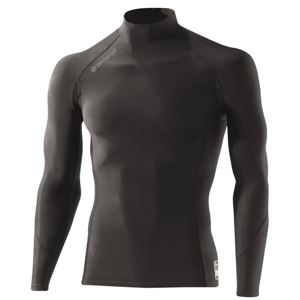 SKINS（スキンズ） Baseball メンズ ロングスリーブトップ ブラック XXL B31001018D