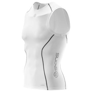 SKINS（スキンズ） A200 メンズ スリーブレストップ ホワイト／チタニウム XL J60005003D