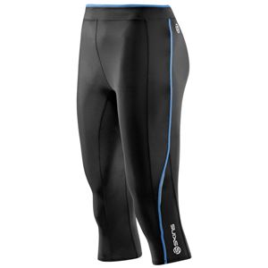 SKINS（スキンズ） A200 ウィメンズ 3／4タイツ ブラック／ブルー M J61008008D