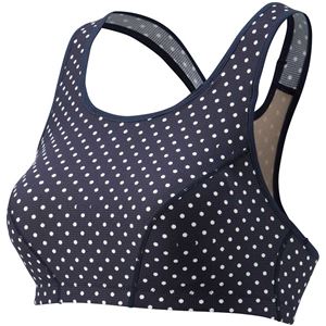C3fit（シースリーフィット） スポーツブラ（ラージカップ／プリント） 3FW81201 ネイビー×ホワイト MFG