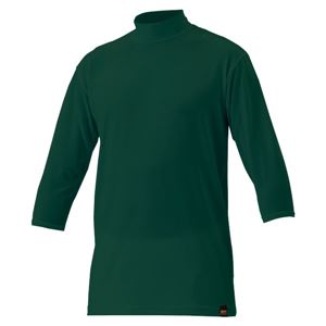 ZETT（ゼット） ライトフィットアンダーシャツ ハイネック7分袖 BO5420 グリーン M