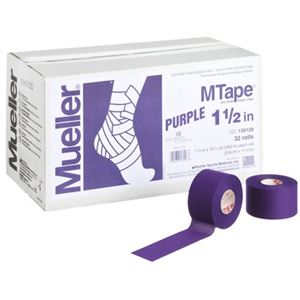 Mueller（ミューラー） Mテープ チームカラー38mm パープル 32個セット 130826