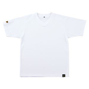 ZETT（ゼット） ベースボールVネックTシャツ BOT615 ホワイト SS （野球）