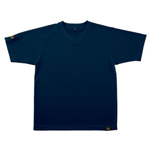 ZETT（ゼット） ベースボールVネックTシャツ BOT615 ネイビー 2XO （野球）
