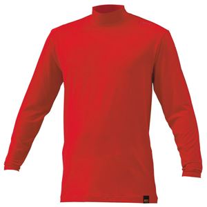 ZETT（ゼット） ライトフィットアンダーシャツ ハイネック長袖 （野球） BO8420A レッド O