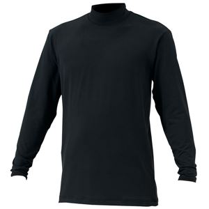 ZETT（ゼット） ライトフィットアンダーシャツ 少年用ハイネック長袖 （野球） BO8420JA ブラック 140